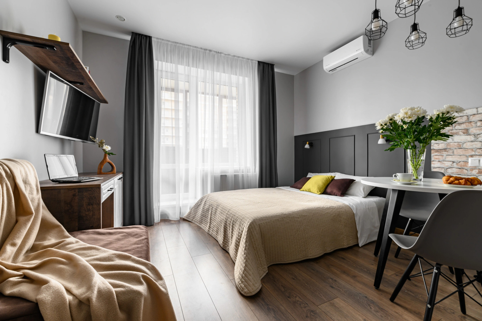 Апартаменты Уютная Студия Между Аэропортом и метро Звездная