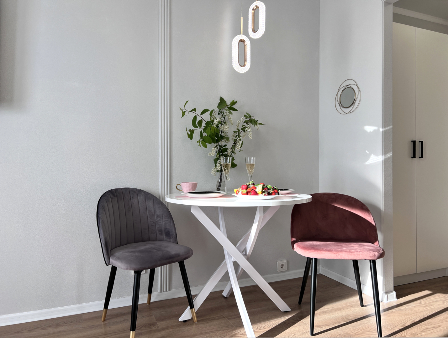 Квартира Пыльная роза в ЖК Московский квартал