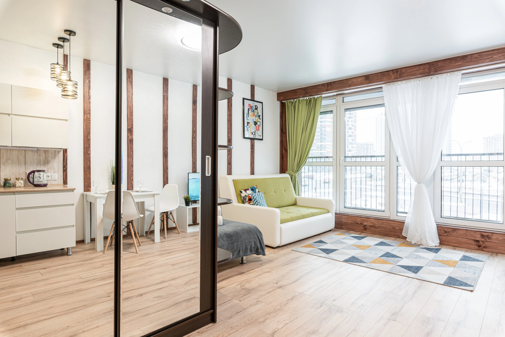 Апартаменты Новые с угловой ванной