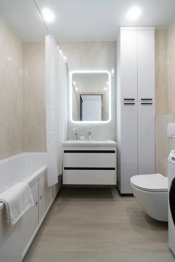 Квартира Лофт на 17 Этаже с Видом на Набережную в Жк Аквамарин 2