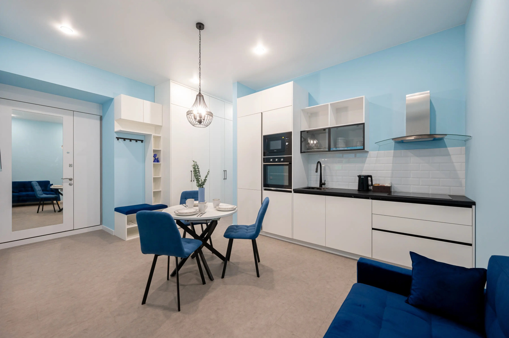 Апартаменты Уютная студия с видом на набережную Фонтанки