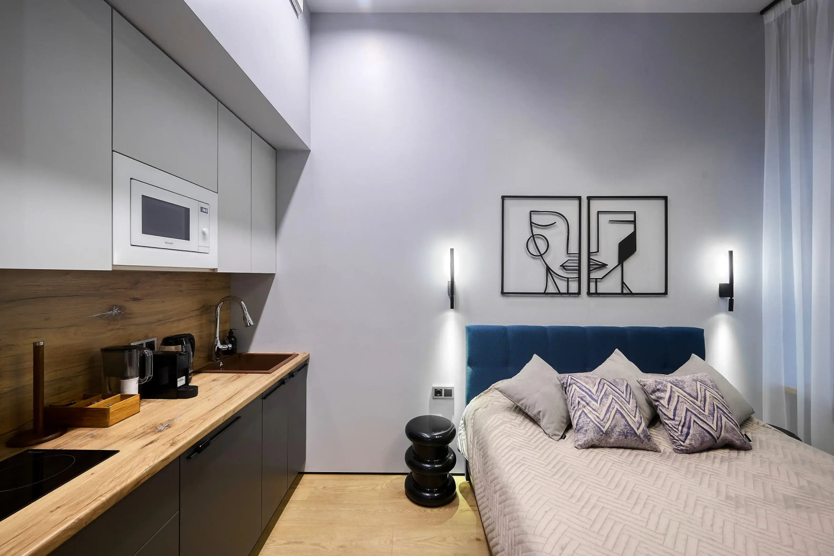 Апартаменты на Кузнецком мосту Blue