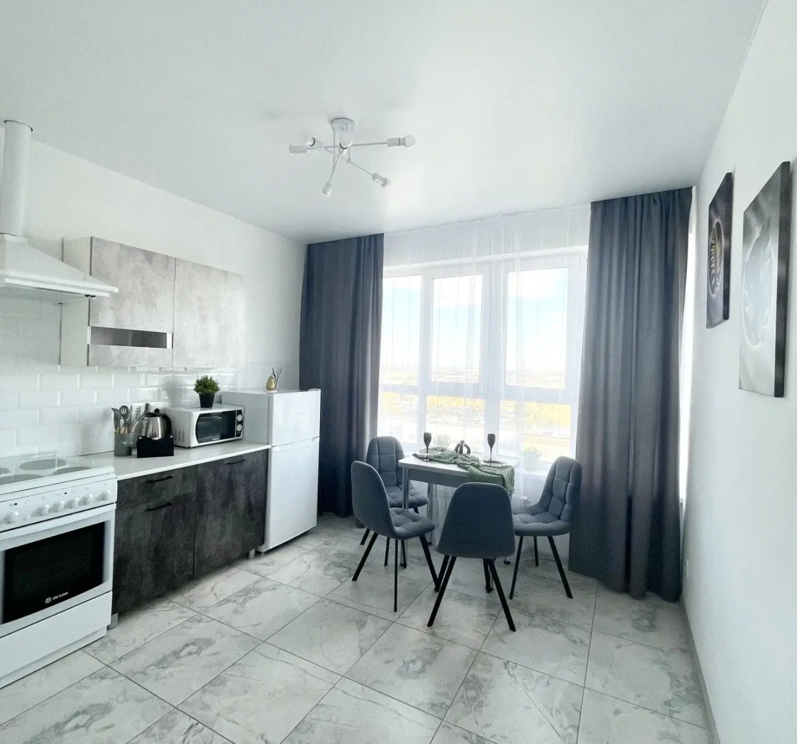 Квартира Premium 2-х комнатная с панорамным видом, кондиционером, парковкой