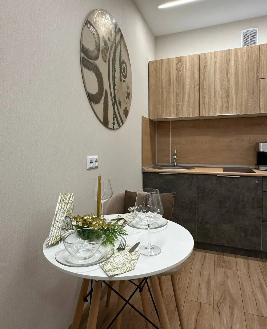 Квартира уютная студия с балконом в шаге от Тинькофф холл