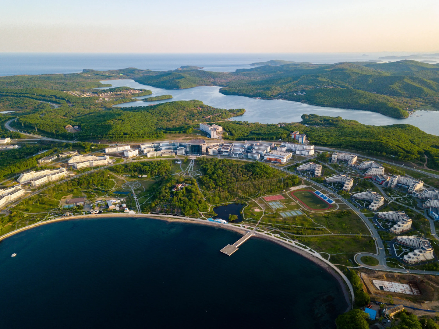 Гостиница «Улисс» (корпус №3) гостиничного комплекса ДВФУ (о. Русский)