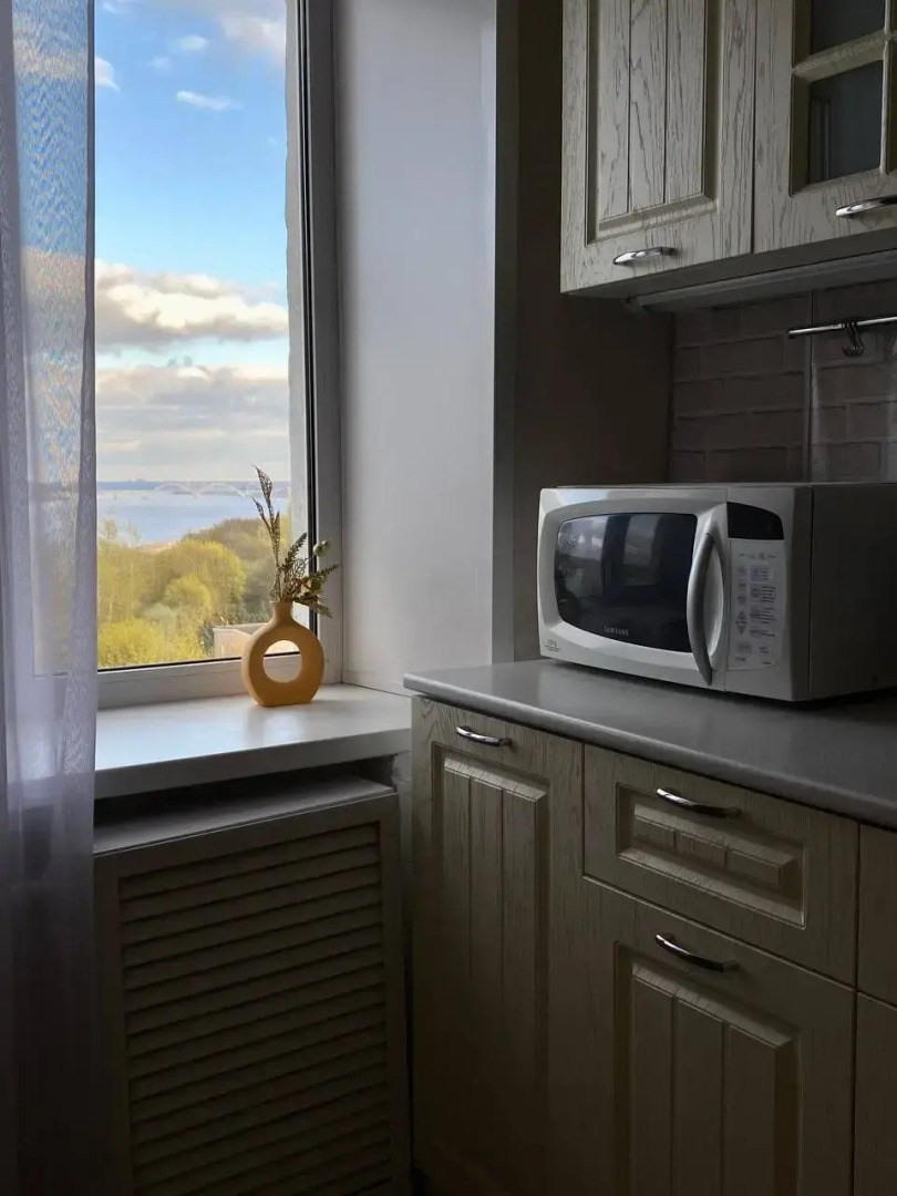 Квартира Трехкомнатная квартира с видом на Волгу