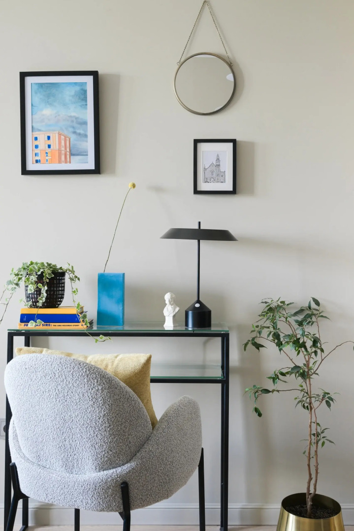 Квартира с бирюзовым настроением