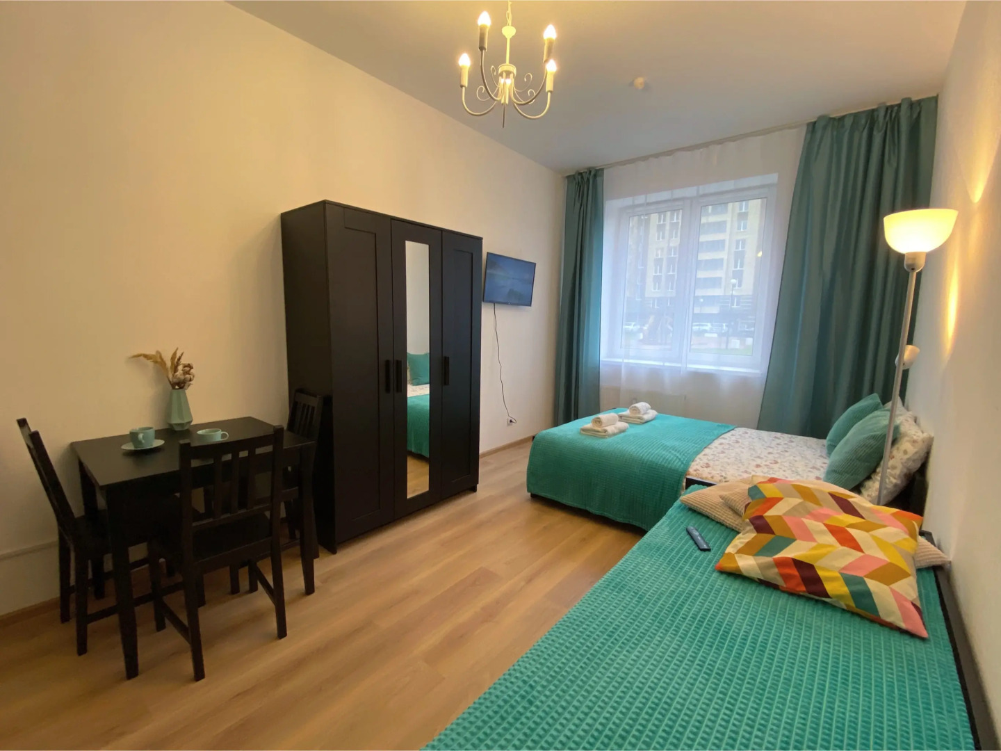 Квартира Студия Бирюзовая в поселке Песочном