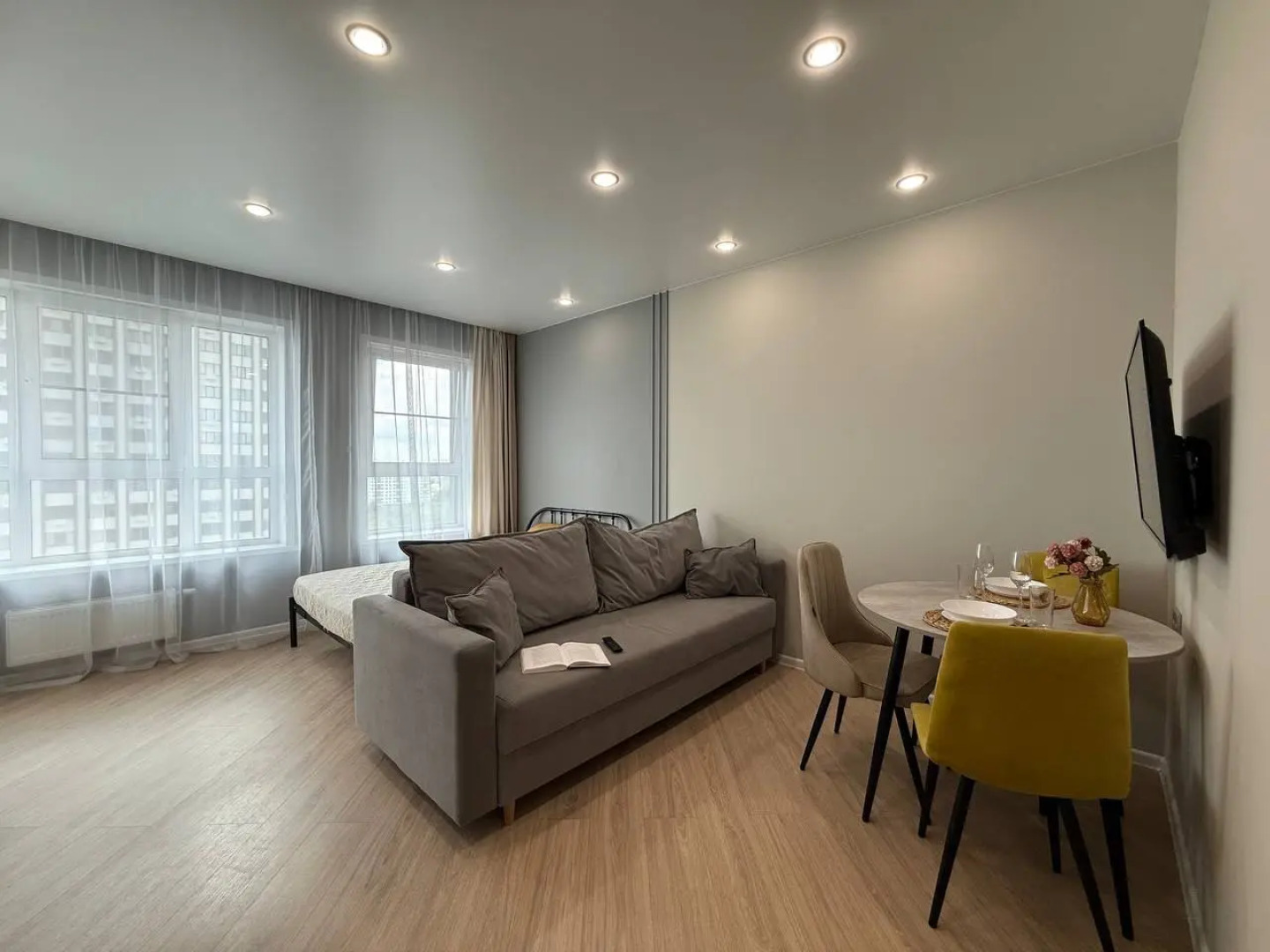 Квартира Новая Студия рядом с Аквапарком