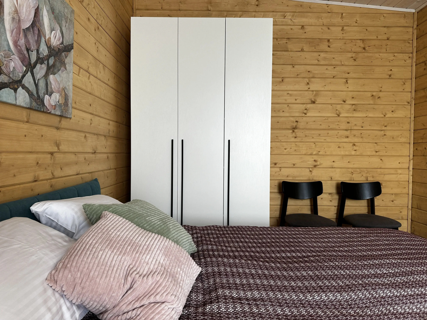 Частный дом с красивой костровой зоной