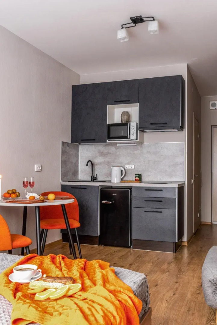 Апартаменты Уютная студия у метро Парнас