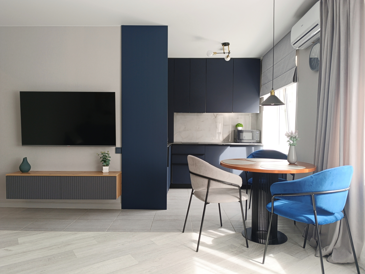 Квартира Синий акцент