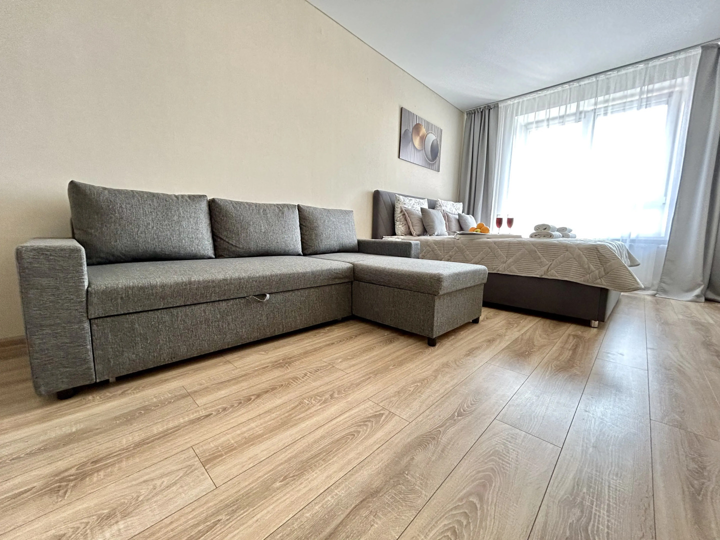 Апартаменты FSF В Географическом Центре с Дистанционным Заездом