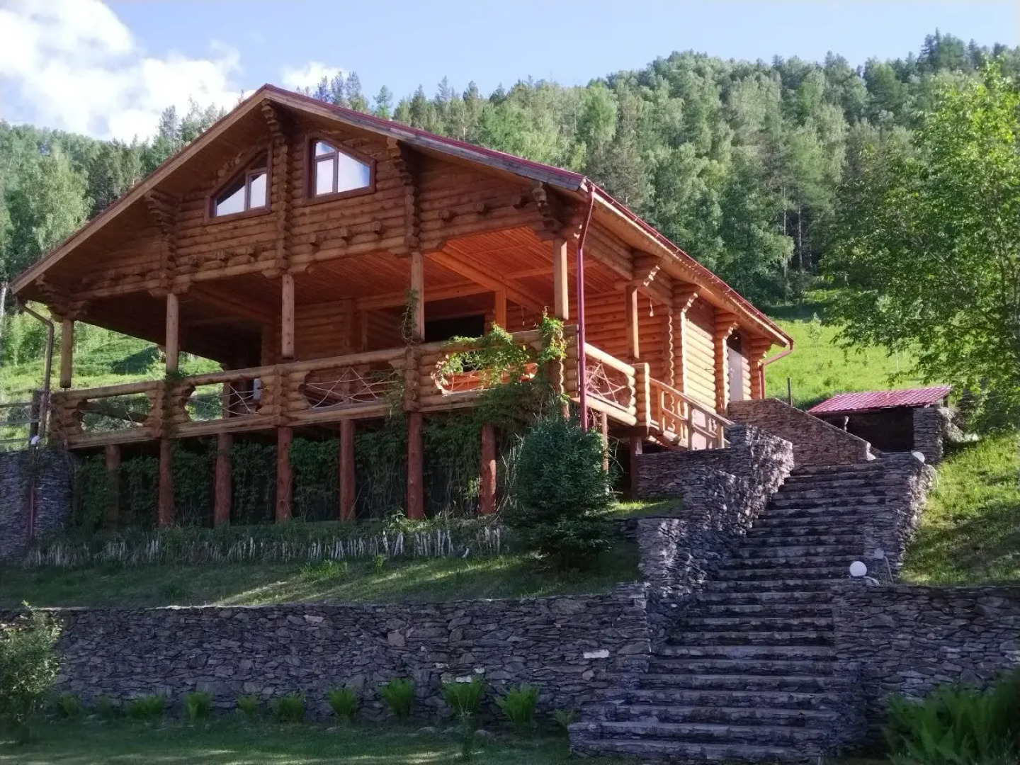 База отдыха ЭКО отель в горах Алтая "Альпийское Эхо"