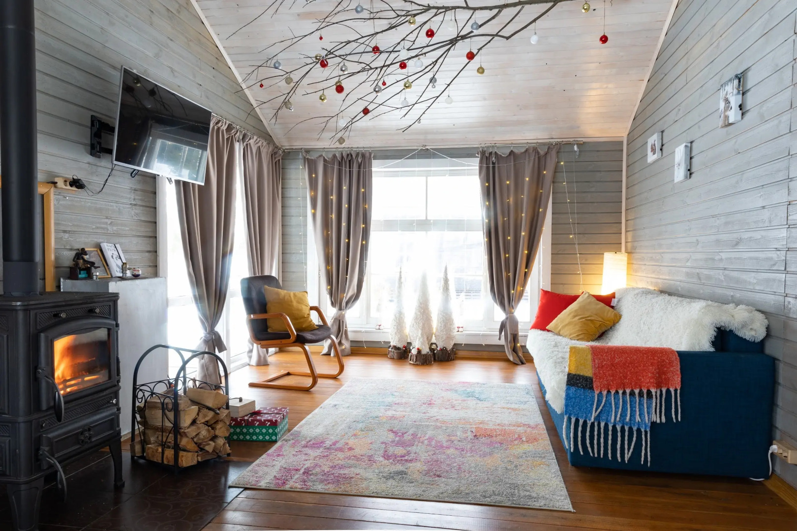 Шале с камином