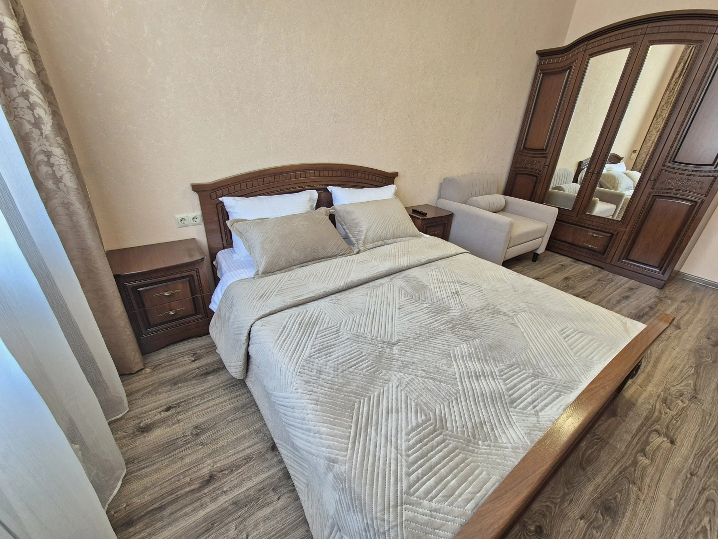 Квартира Уютная недалеко от пляжа Сады морей