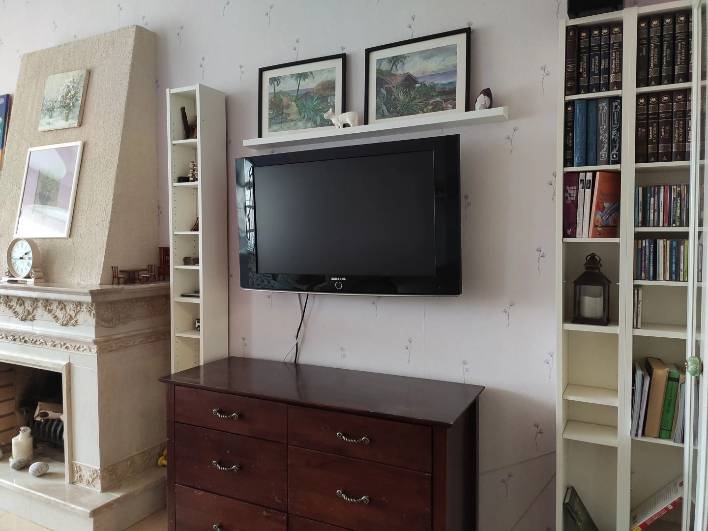 Квартира с камином в пяти минутах от центра