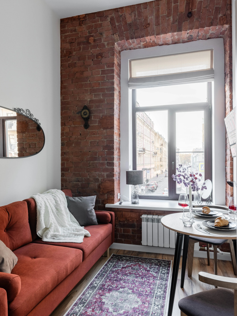 Квартира Студия с Дизайнерским Ремонтом в Самом Центре Города