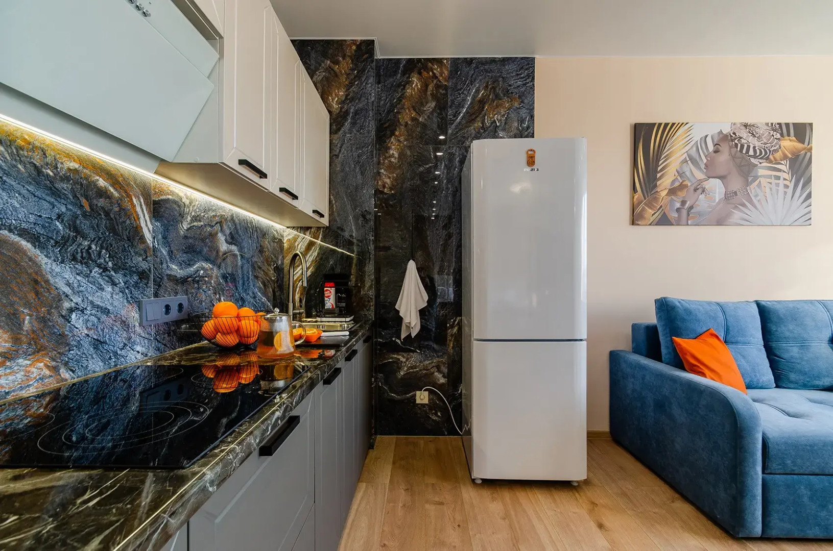 Квартира Дизайнерская 1 комнатная на берегу Волги