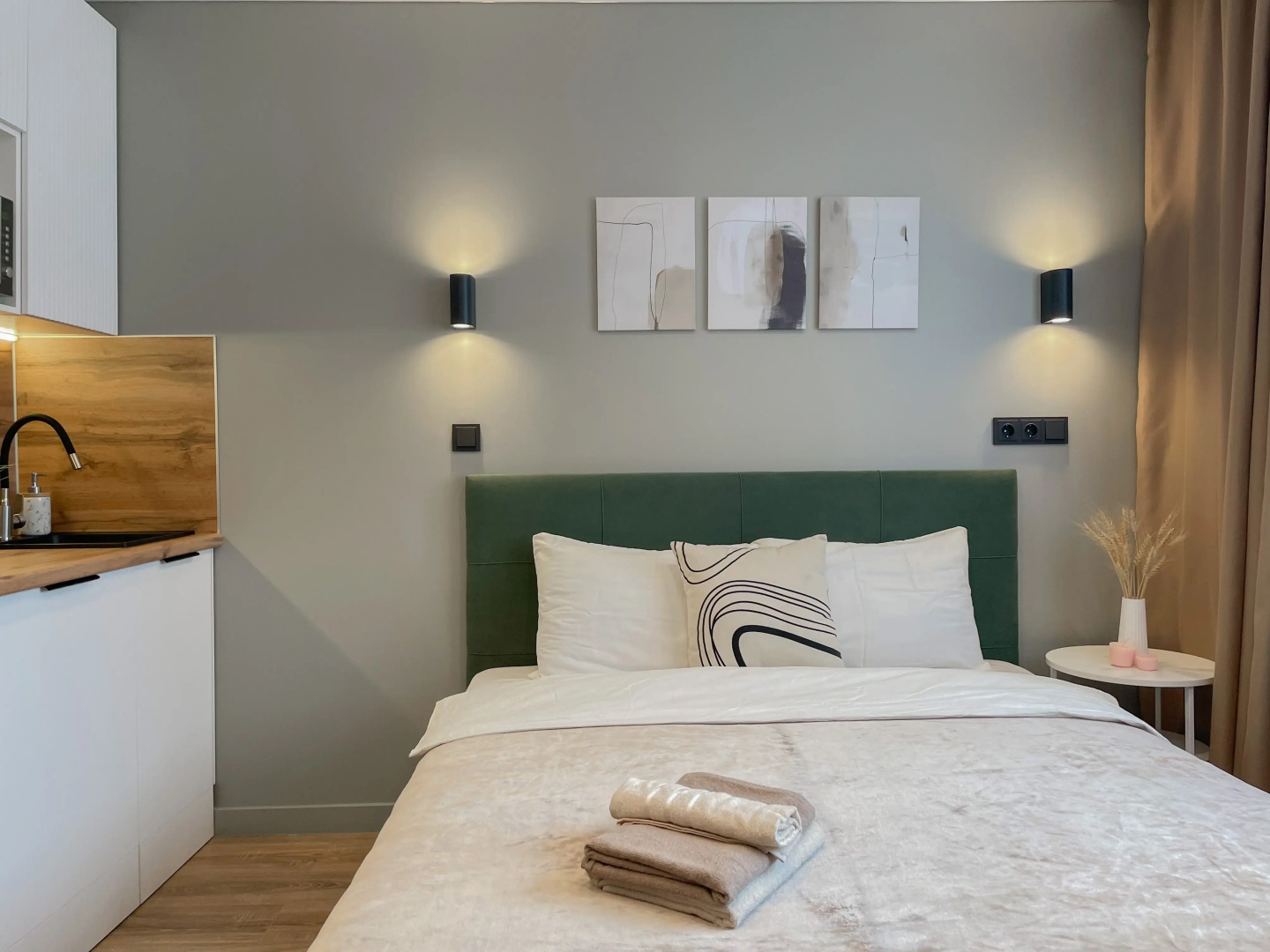 Квартира Dayker City Apartments студия возле метро Тропарево