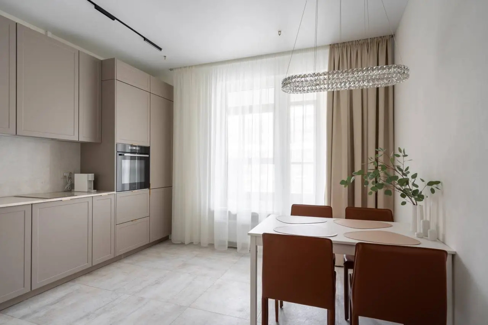 Квартира в синих тонах