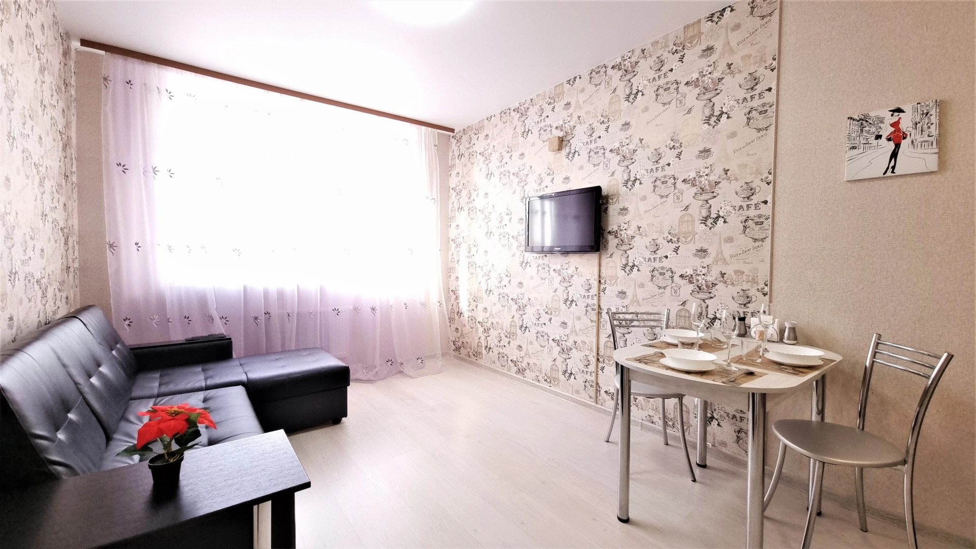 1-комн. апартаменты в ЖК "Европейский Берег" рядом с ТРЦ