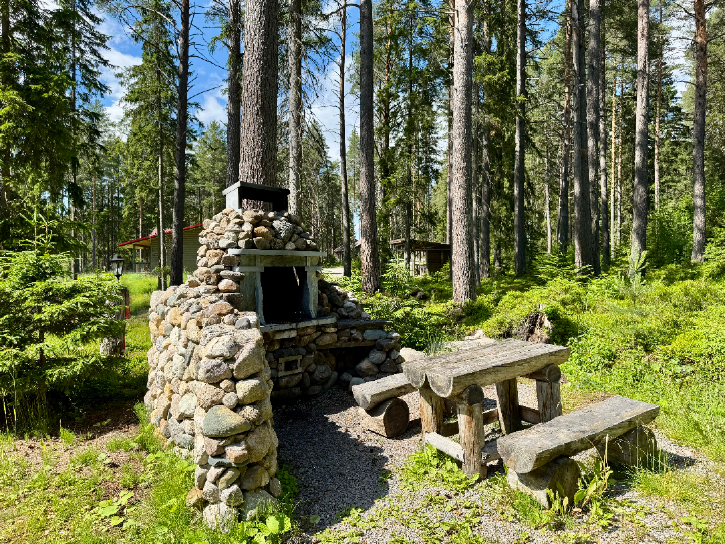 Коттеджи Карелия Медвежка Стандарт с Видом во Внутренний Двор
