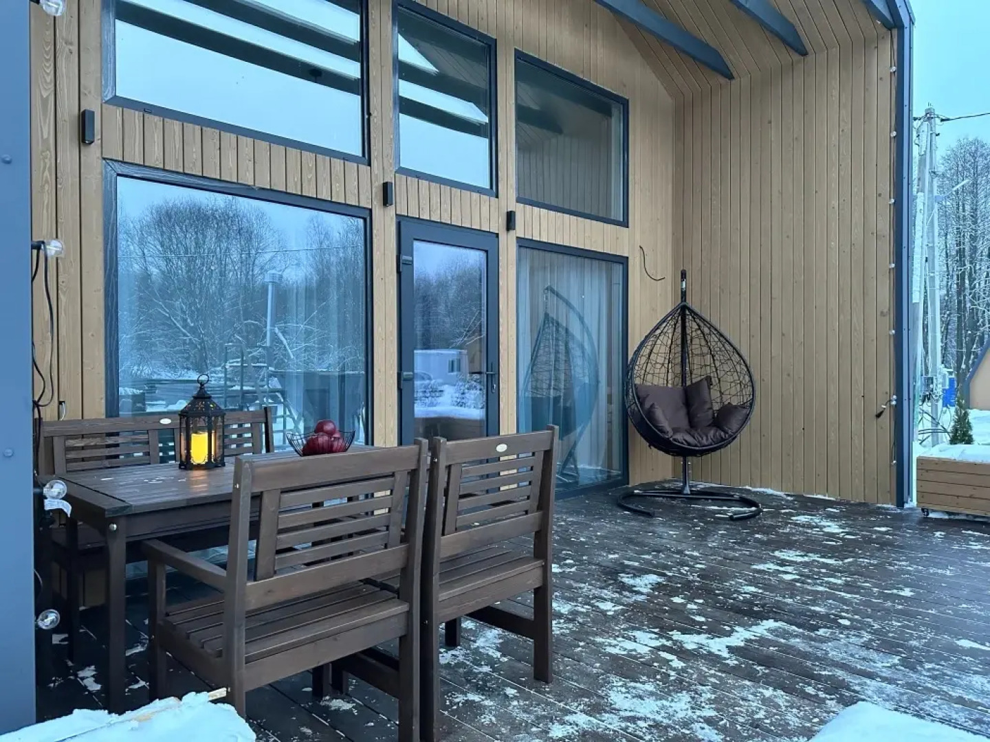 Частный Дом Барнхаус №3 с дровяной баней и горячим чаном на 7 человек