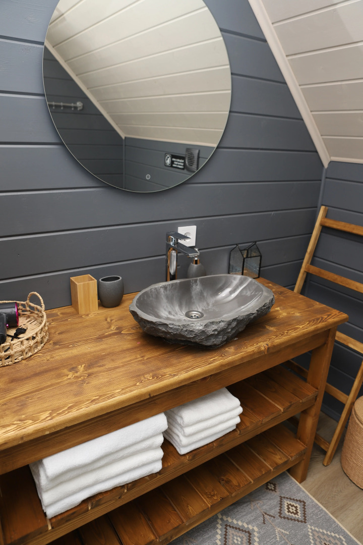 Частный дом Двухэтажный барнхаус с видом на горы