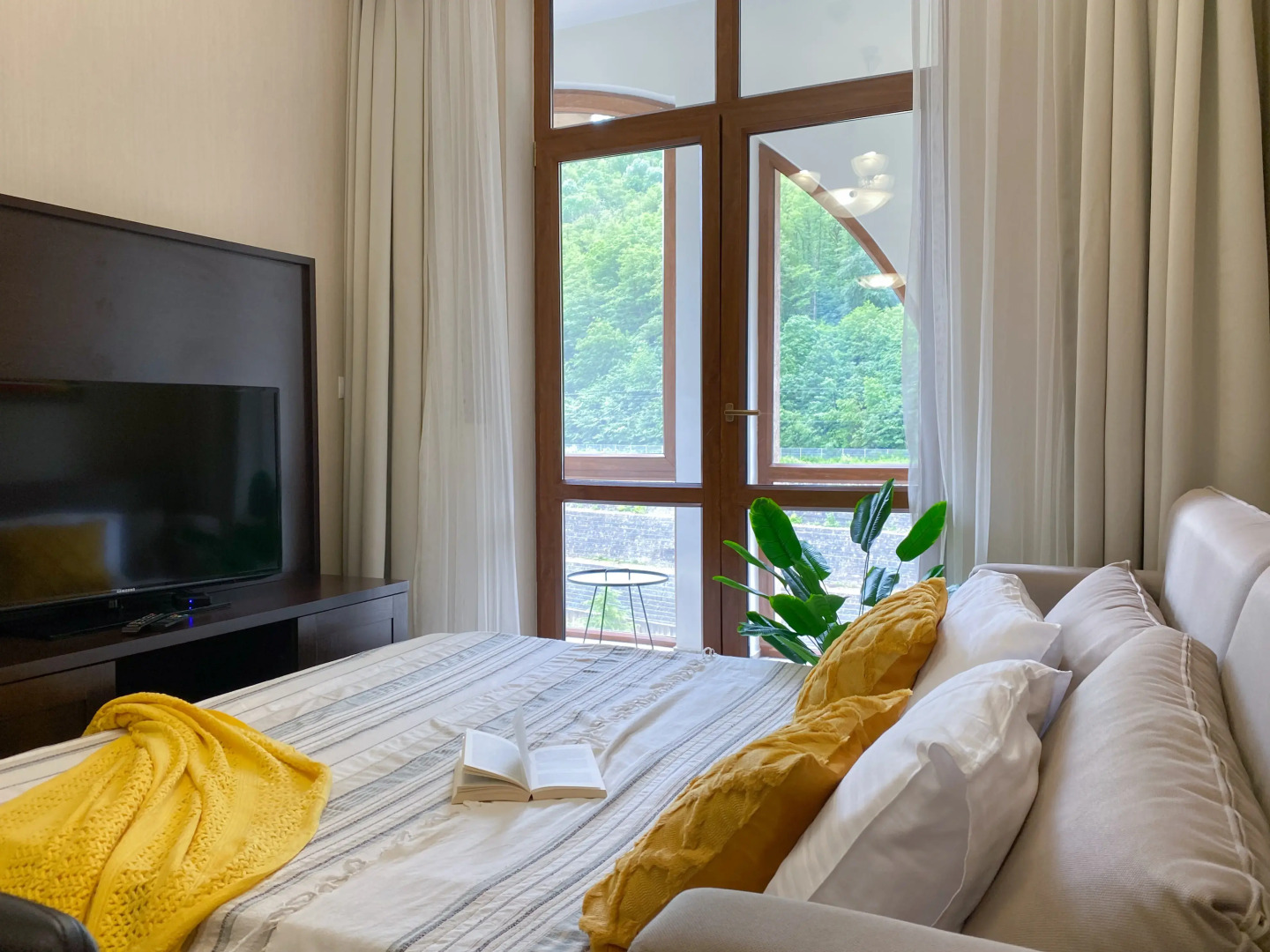 Однокомнатная квартира с Видом на Горы в 300м от Подъёмника