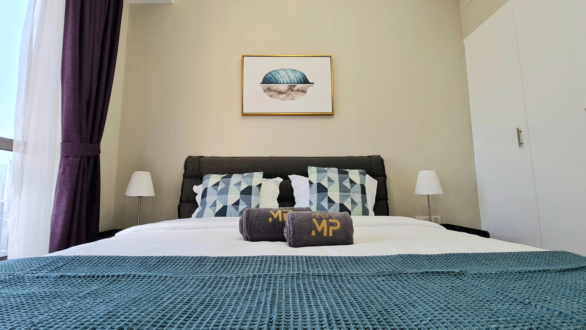 Апартаменты Marco Polo - High-rise 1BR Apt with Amazing Marina Views