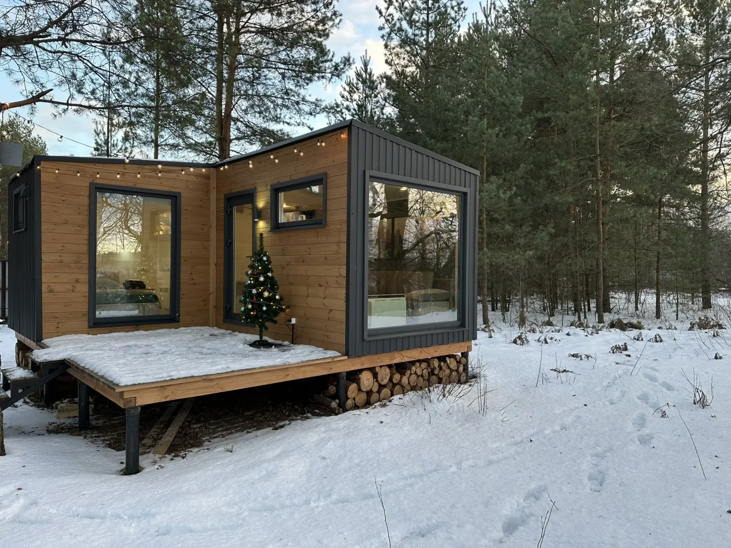 Частный Дом Над Рекой - Лес