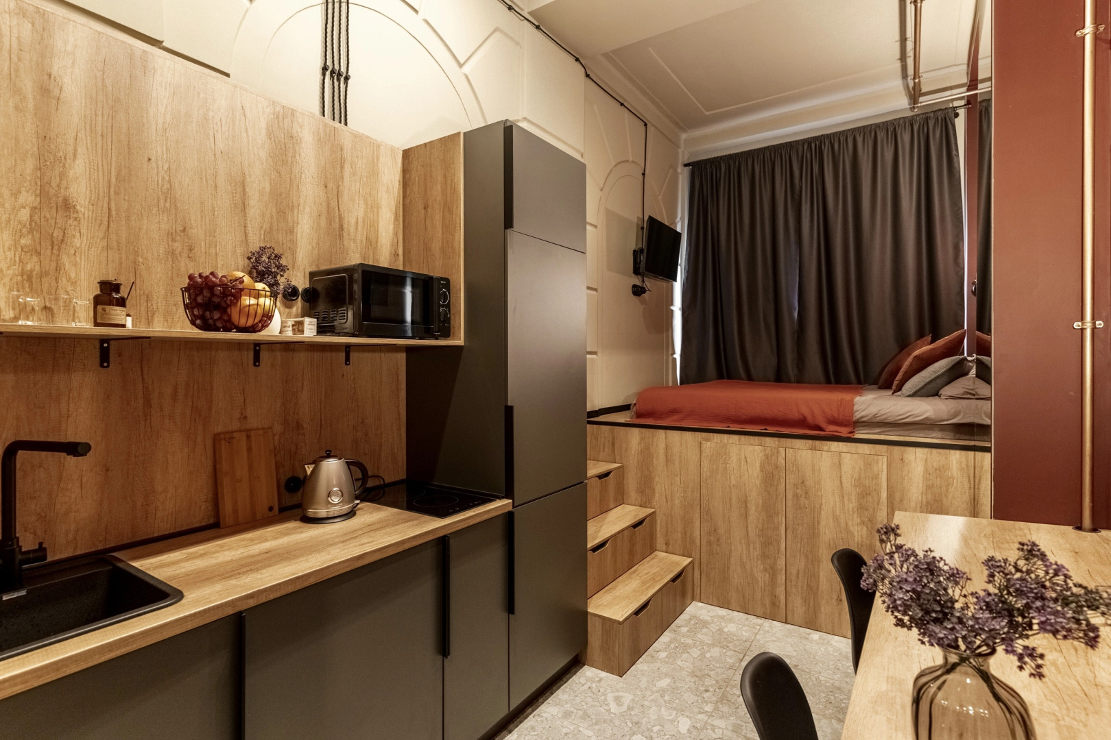 Уютная студия с прекрасным видом в историческом центре Санкт-Петербург