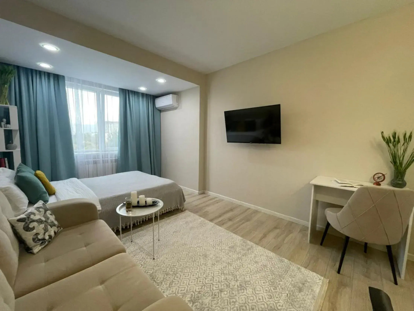 Апартаменты Этно Студия Жетысу с Прекрасным Видом на Горы