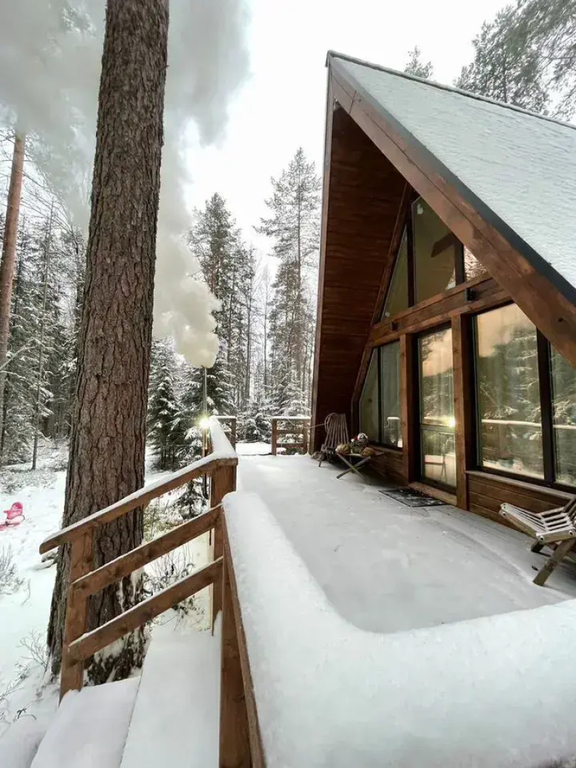 Частный дом Уютный дoм A-frame