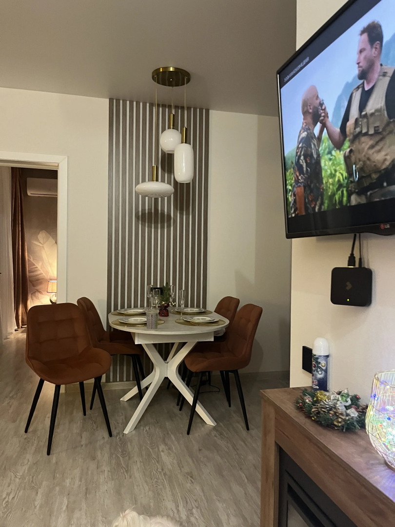 Квартира Парадайз LUX с камином в центре