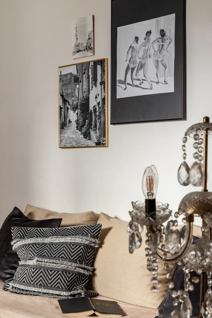 Квартира изысканная с авторским искусством пешком до Красной площади