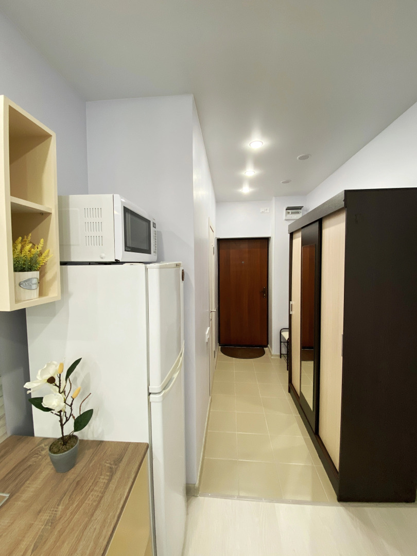 Апартаменты студия на Зеленом бульваре 19 на 24 этаже