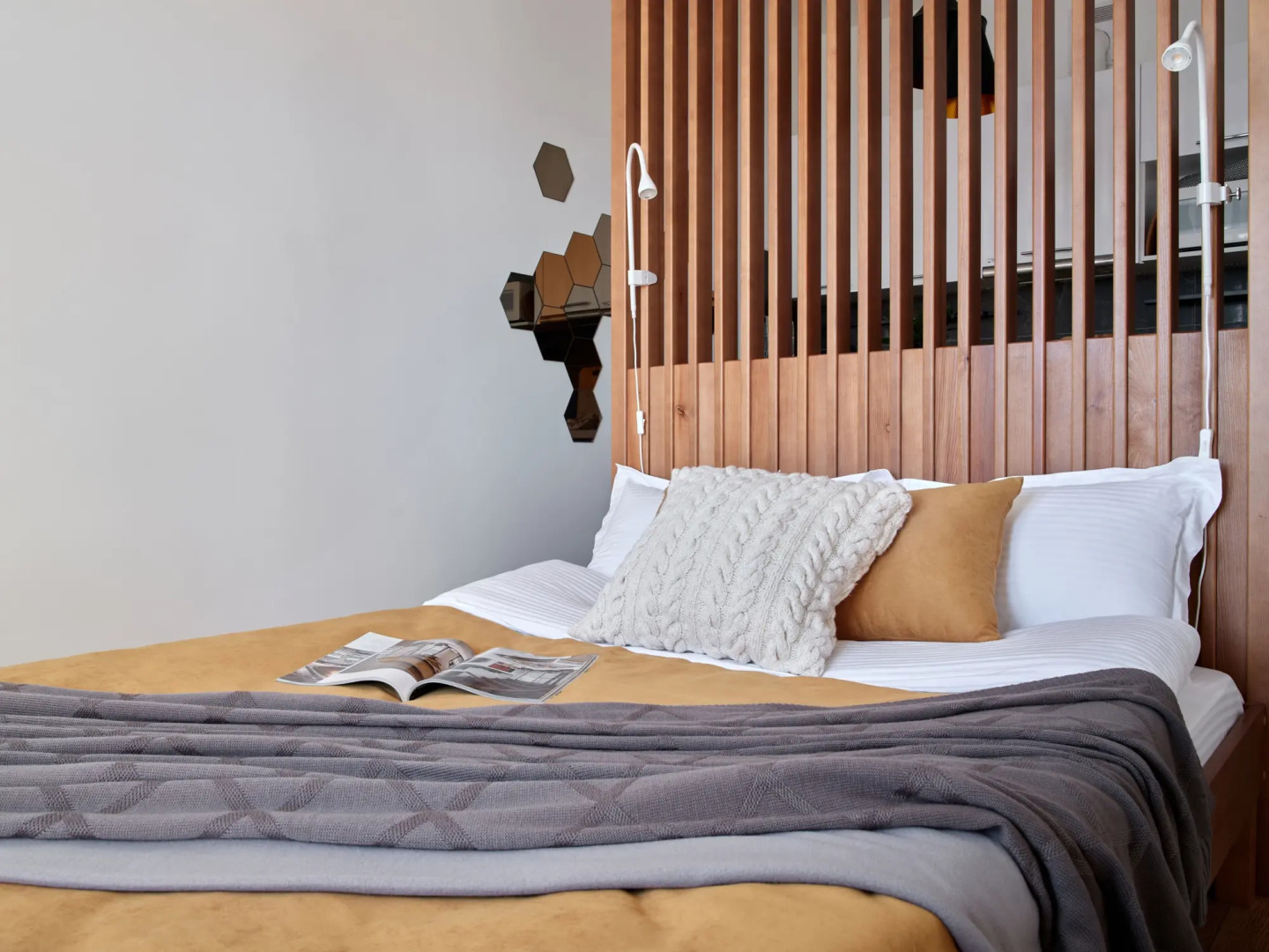 Квартира Milk&Honey Studio с шикарным видом на город и реку