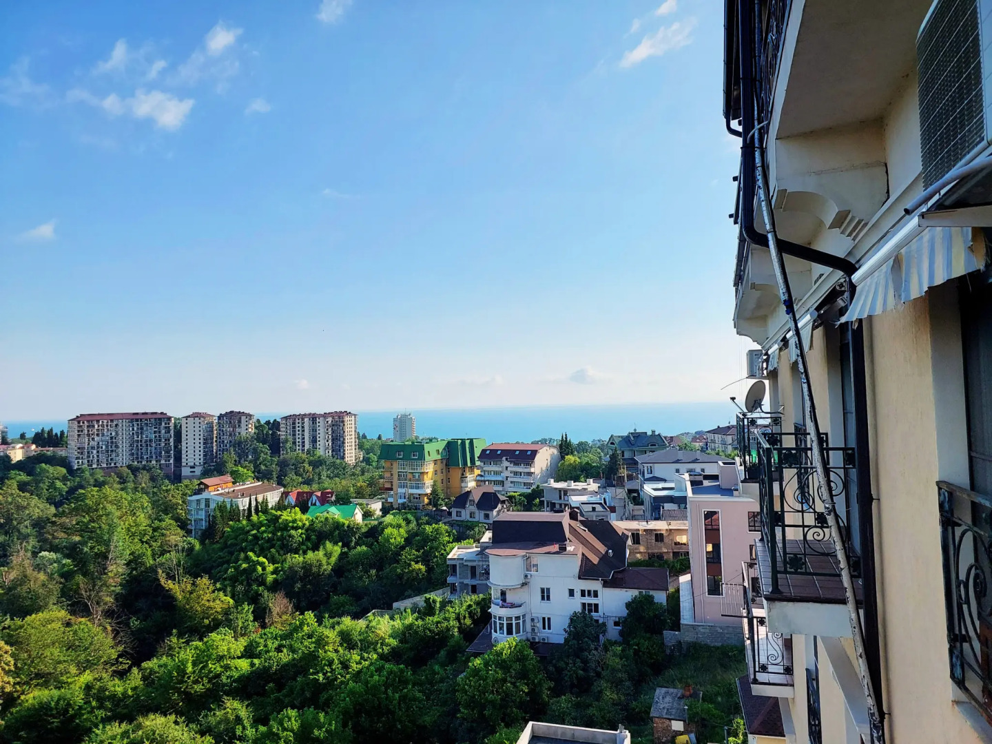 Квартира на Плеханова в Сочи с видом на море