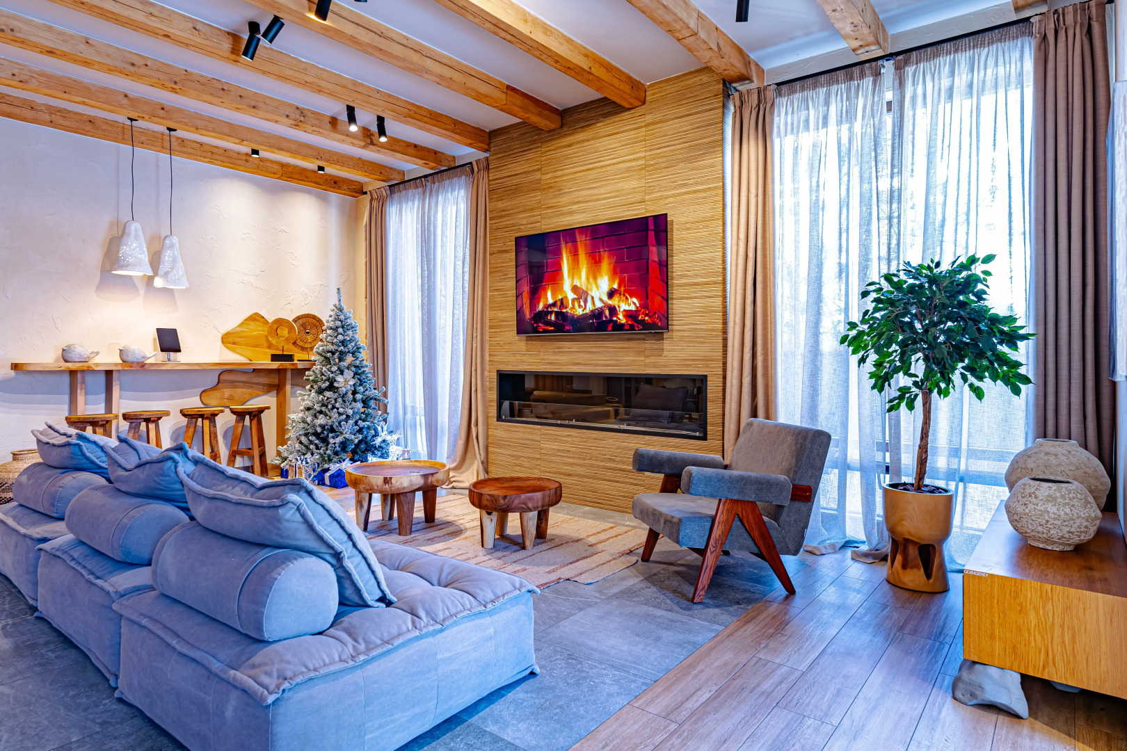 Коттедж Премиум Класса в Горах на 12 Гостей