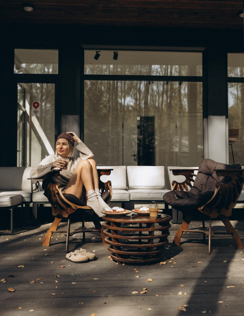 Частный Дом Панорамный В Лесу С Сауной И Чаном