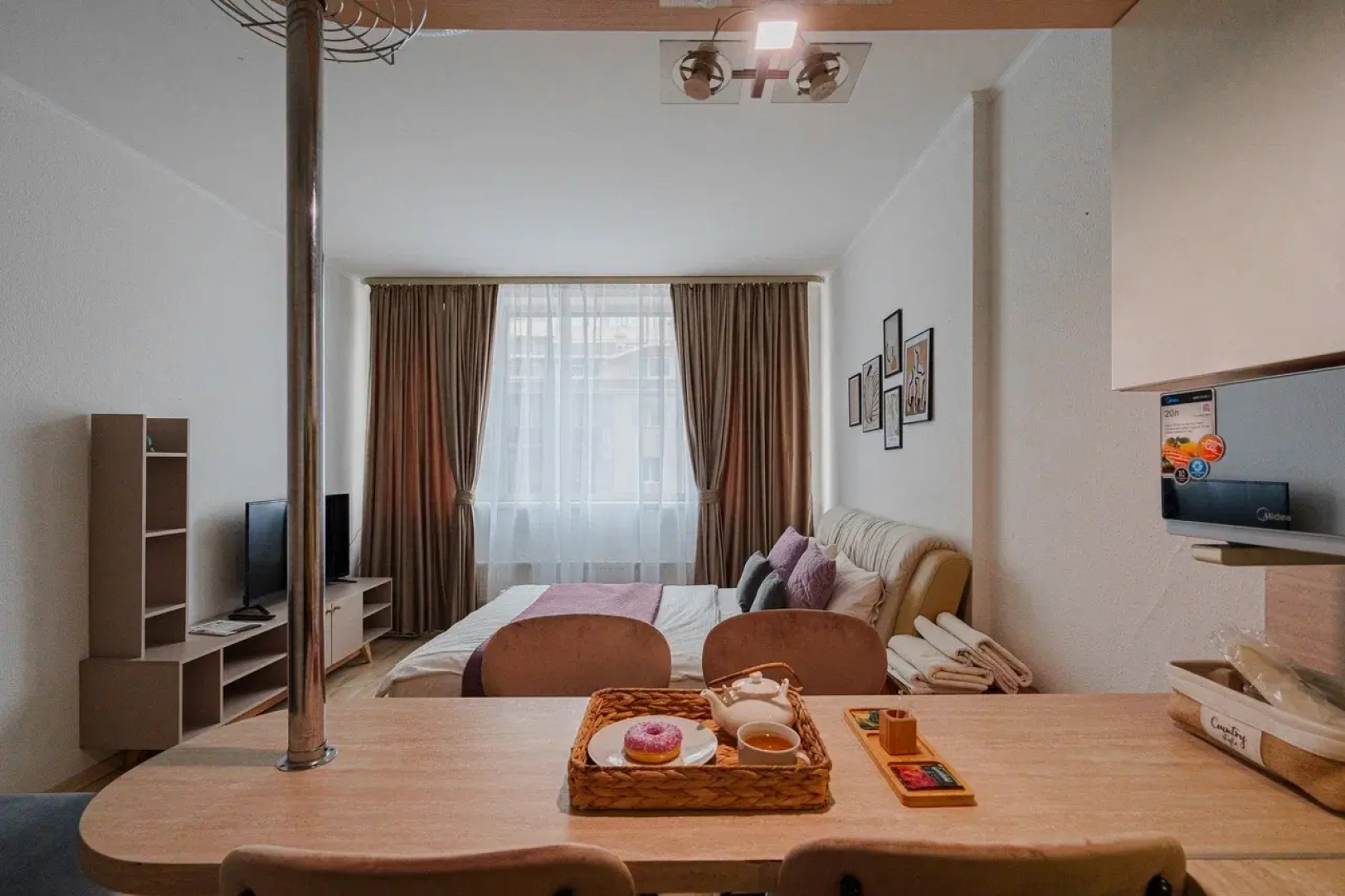 Апартамент UNO APART на Степана Разина 2 40 м²  2 кровати