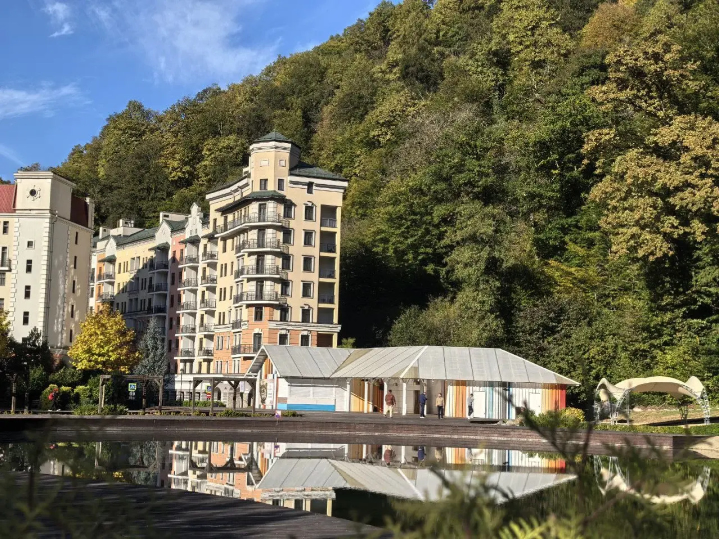 Апартаменты Студия в центре Роза Хутор, жить в горах