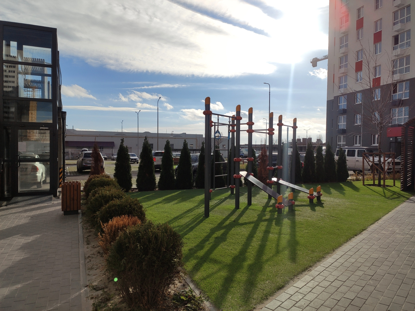 Апартаменты  Двухкомнатные апартаменты евростандарта с закрытой территорией