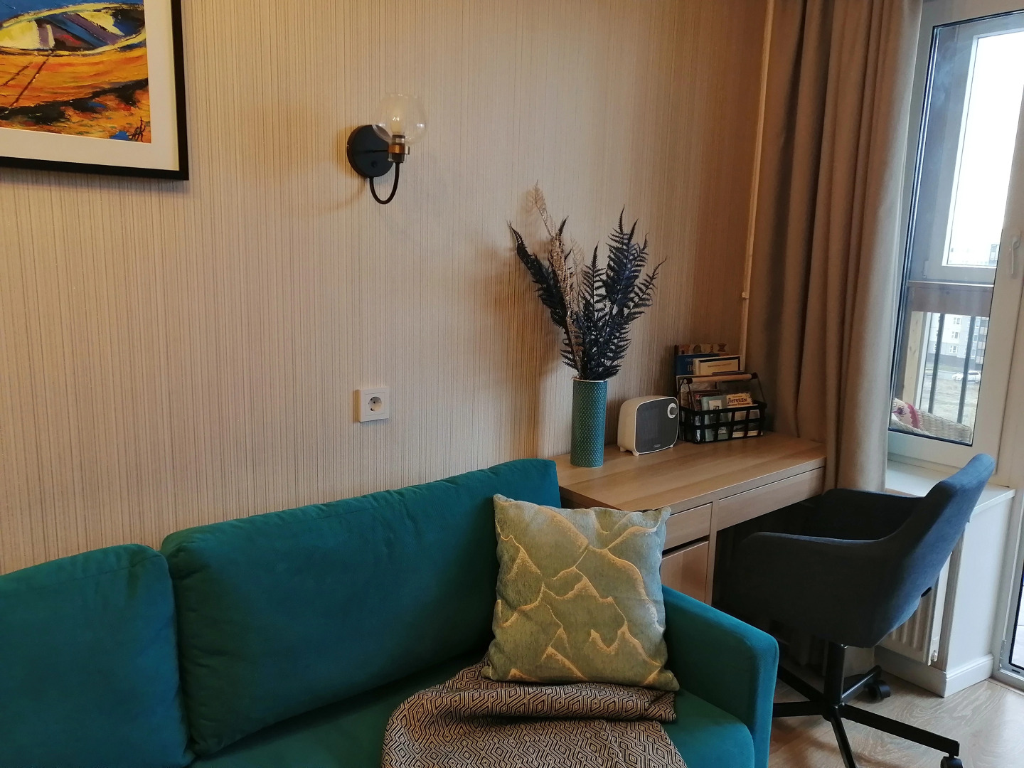 Квартира Студия с видом на город