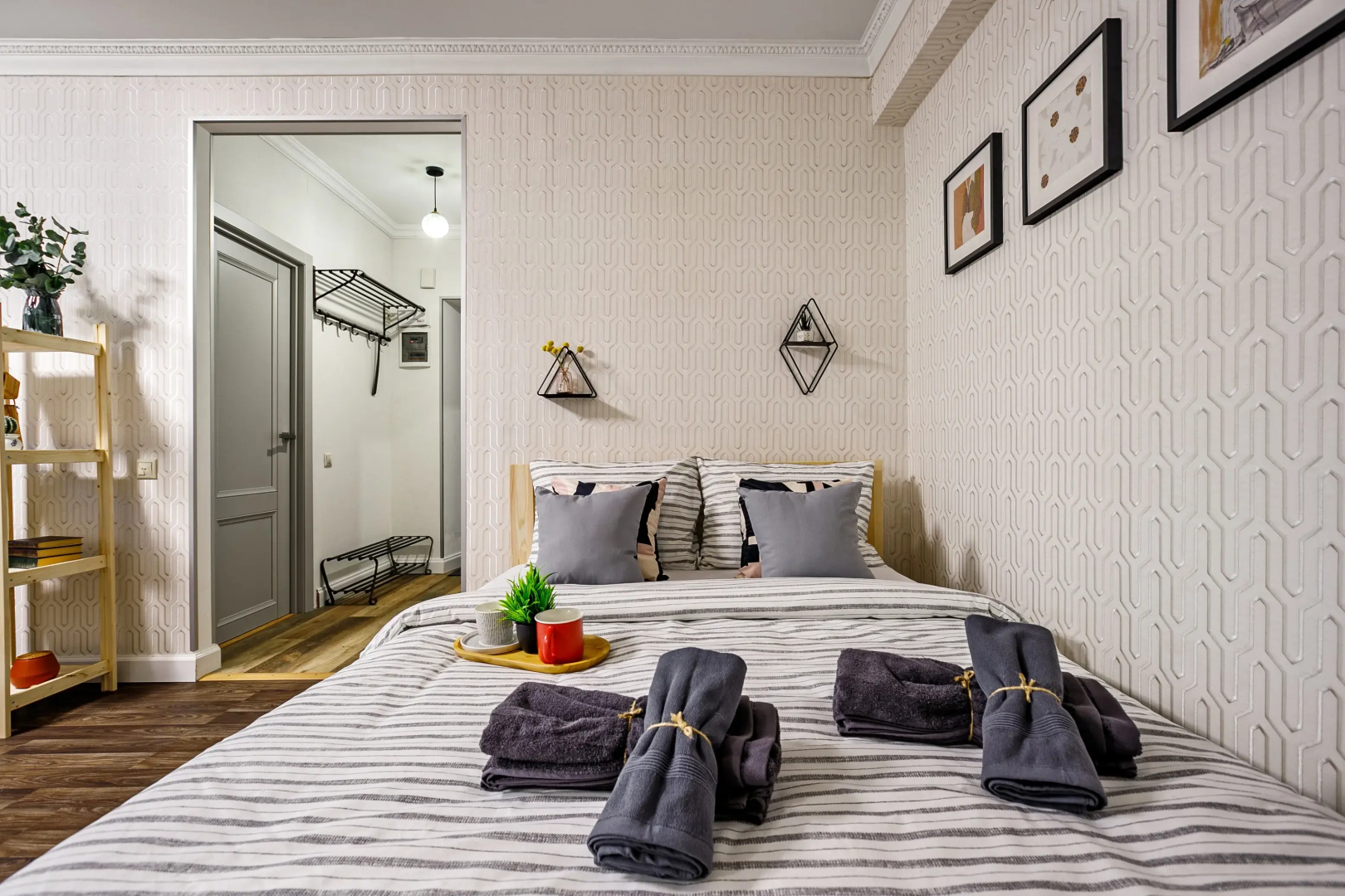 Апартаменты Belorusskaya railway station cozy apartment with parking