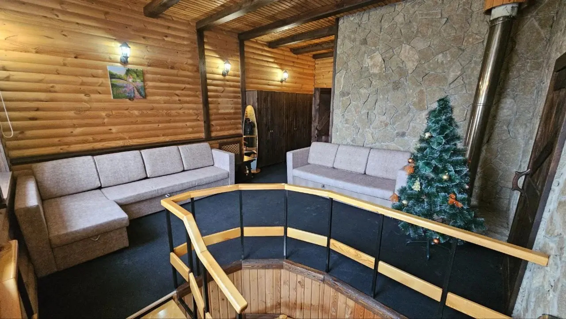 Апартаменты с камином