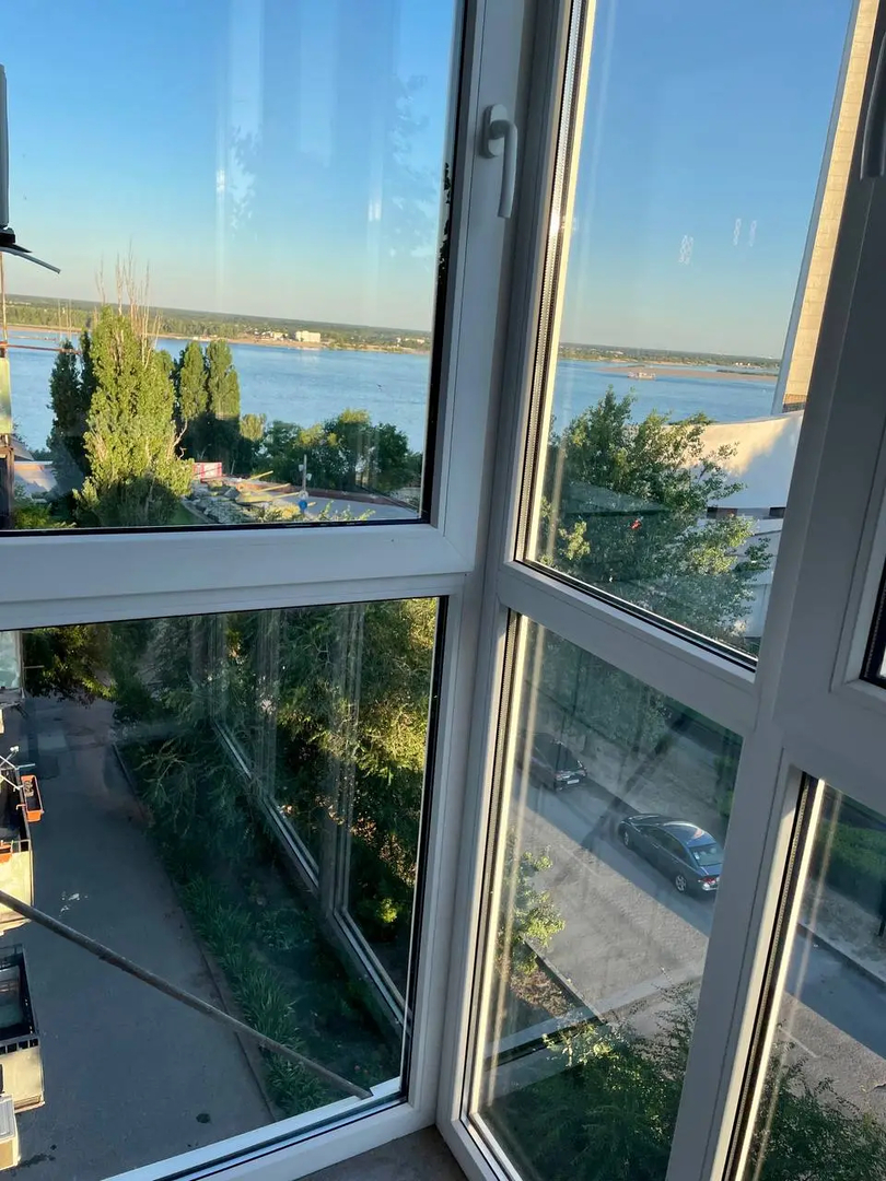 Апартаменты Лофт с видом на музей-Панораму и Волгу