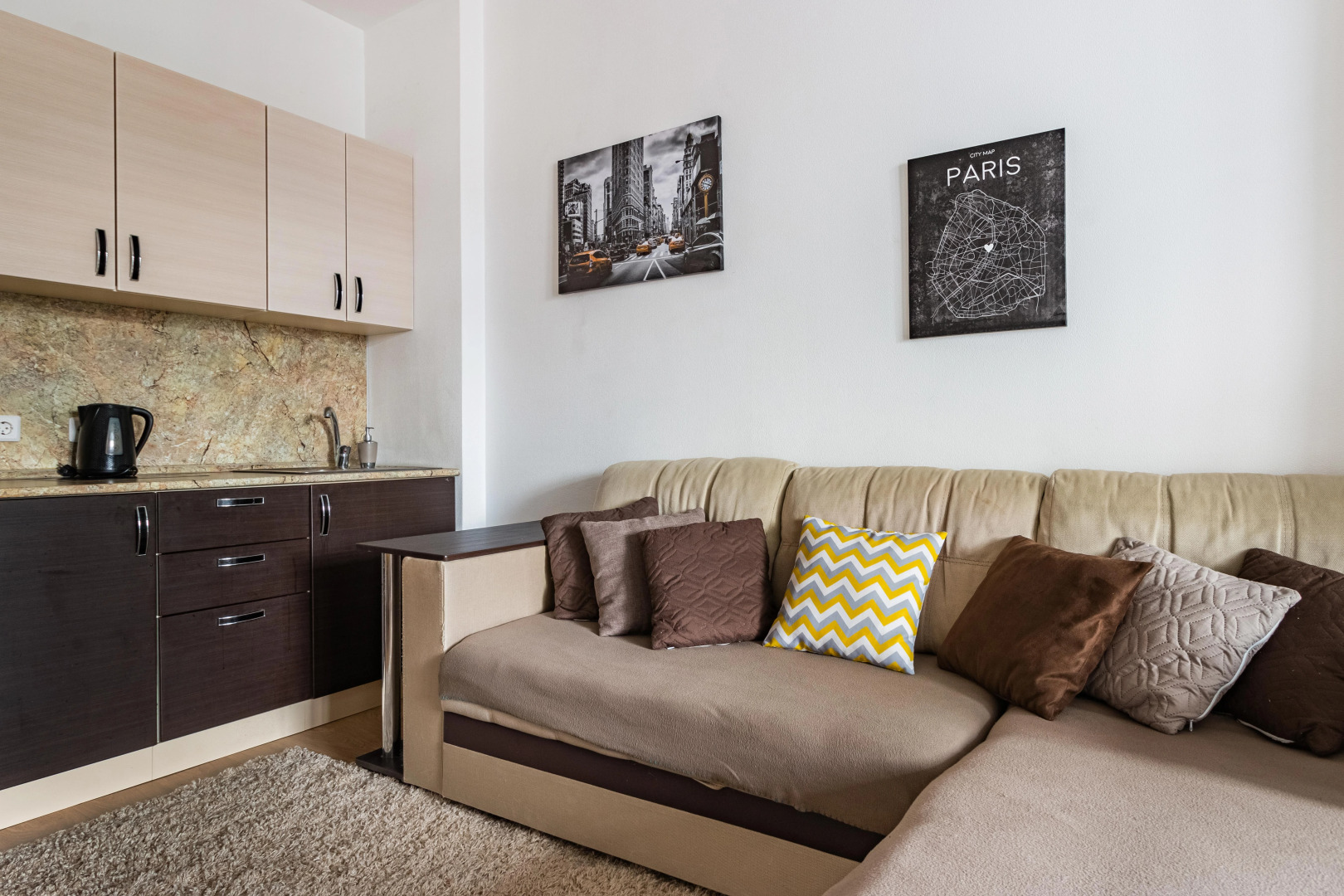 Апартаменты Студия Yellow Star в Балтийской Жемчужине